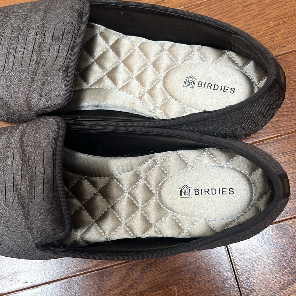 Birdies The Starling Charcoal Python Embossed Vel… - image 6